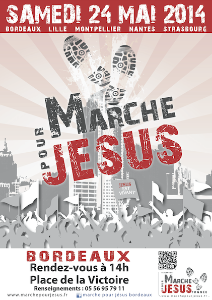 affiche marche pour Jesus